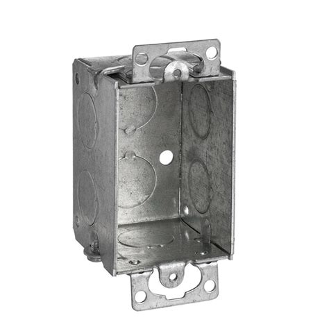 lowes one gang junction box|1 gang metal weatherproof box.